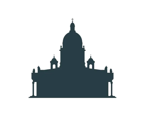 Saint Isaacs Katedrali Sankt Petersburg Rusya. — Stok Vektör