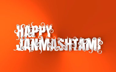 Resimde Hint tatil janmashtami için göreli