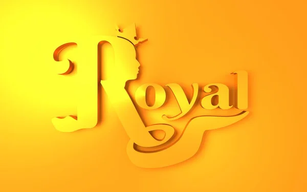 Royal Crown Logo — Stock Photo, Image