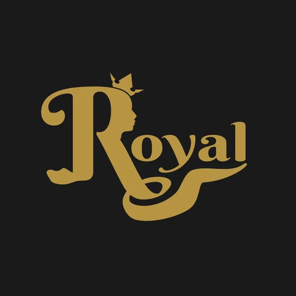 Logotipo da coroa real —  Vetores de Stock