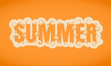 Vektör çizim kelime yaz ile yazı.