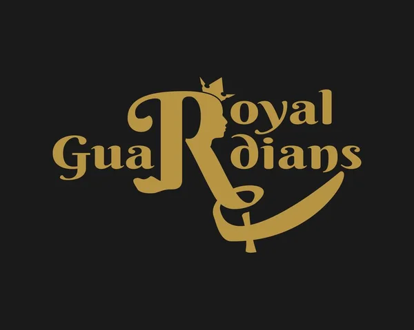 Royal Crown Logo — Stock Vector