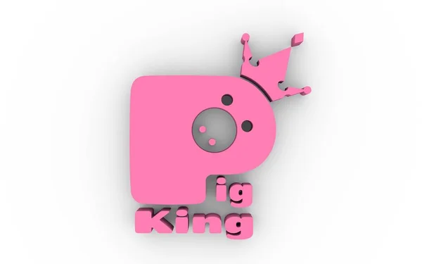 Königliches Schweinefleischlogo. — Stockfoto
