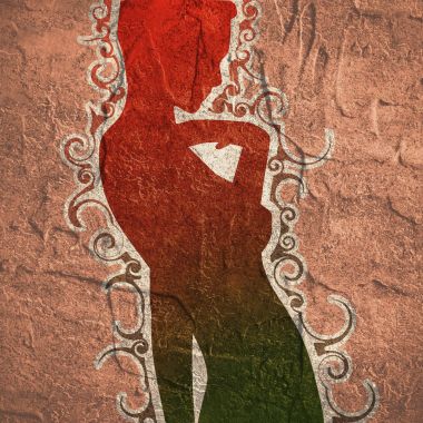 Kafası karışmış kadın silueti