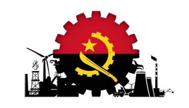 Bayrağı ile enerji ve güç Icons set