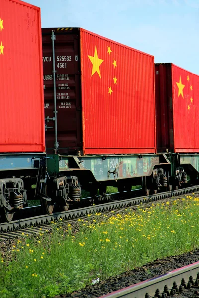 Güterzugverkehr — Stockfoto