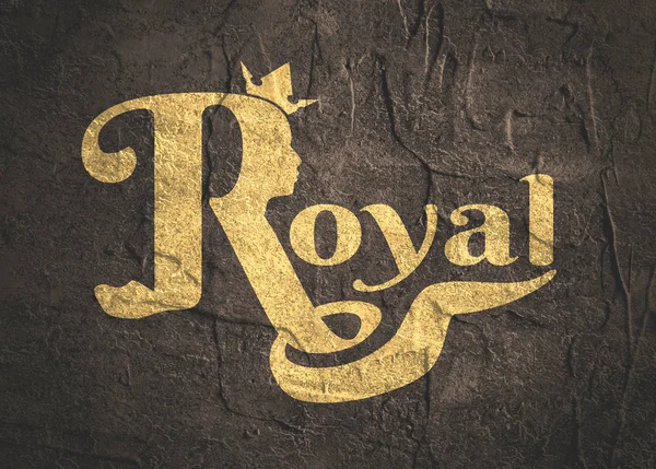 Royal Crown Logo — Stok fotoğraf