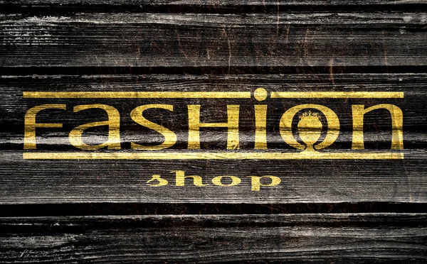 Fashion shop logo design. — Stock Photo, Image