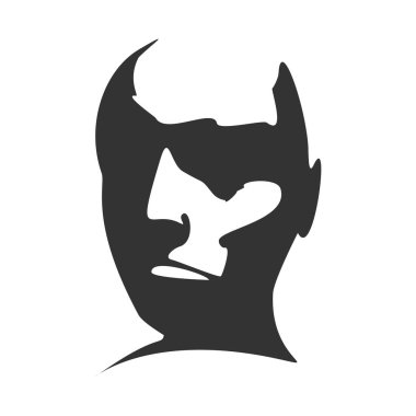 Kadın avatar ifadeler duygular vektör çizim yüz.