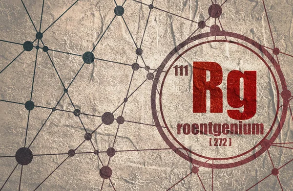 Roentgenium chemical element. — Stock Photo, Image