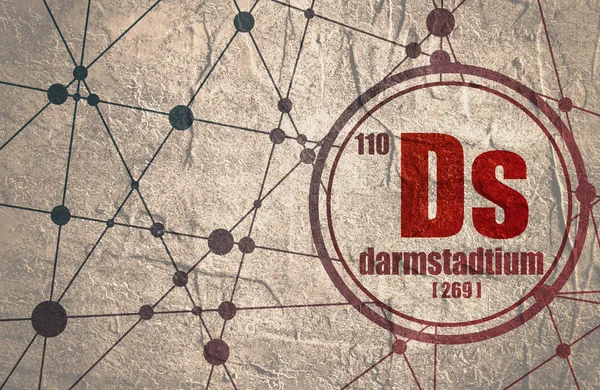 Darmstadtium kémiai elem. — Stock Fotó