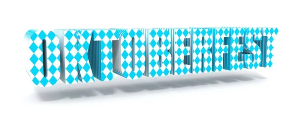 Oktoberfest 3D text — Stok fotoğraf