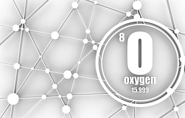 Elemento químico de oxígeno. — Foto de Stock