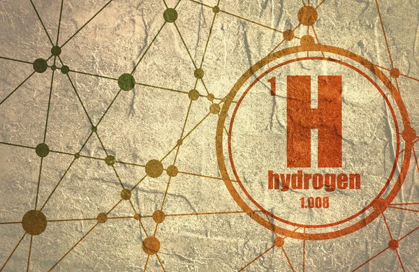 Unsur kimia hidrogen. — Stok Foto