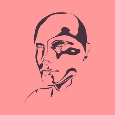 Bir insan kafası silüeti.