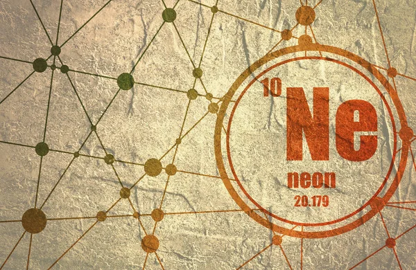 Neon kimyasal element.