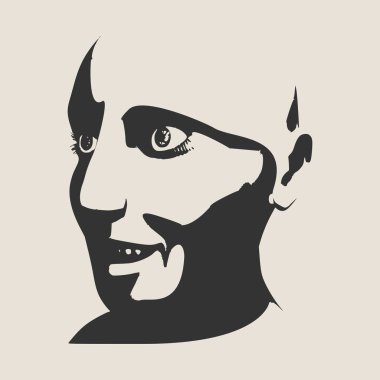 Şaşırmış kadın portresi