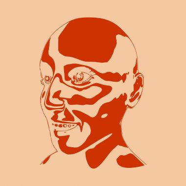 Bir insan kafası silüeti.