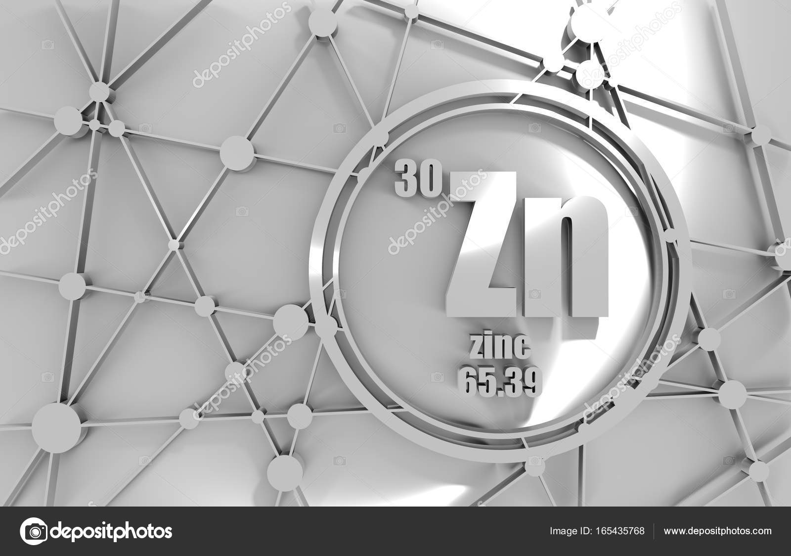 JEGAS_RA #165435768 © element. \u2014 Zinc chemical Photo Stock