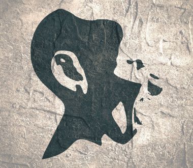 Şeytan ya da canavar çığlık atıyor.