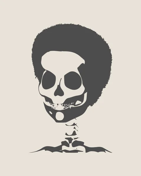 Illustration anatomique du crâne — Image vectorielle