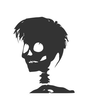 Kafatasının anatomik illüstrasyon