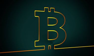 Bitcoin şifreleme para birimi sembolü
