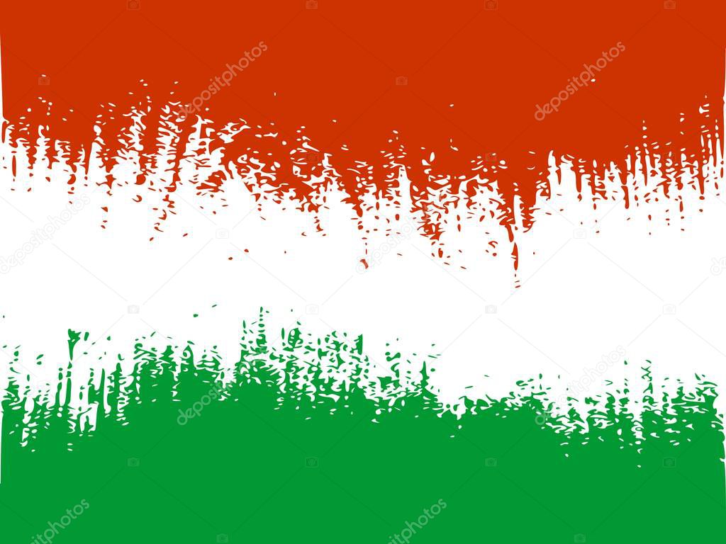 Hungary flag design concept