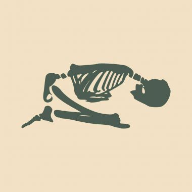 Cadılar Bayramı insan iskeleti