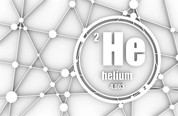 Chemisches Element Hellium. — Stockfoto