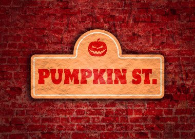 Evi Cadılar Bayramı tabela