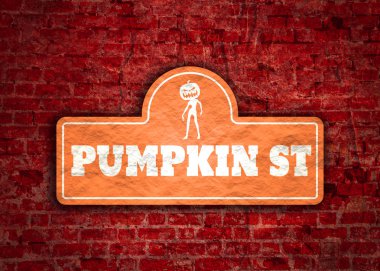 Evi Cadılar Bayramı tabela