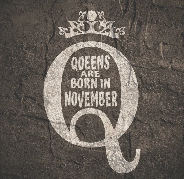 Vintage Queen Symbol. Motivationssatz — Stockfoto