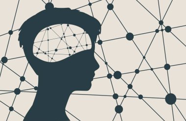 bir kadının baş silüeti