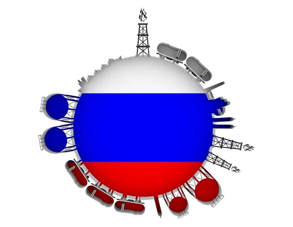 Концепция проектирования газовой промышленности. — стоковое фото