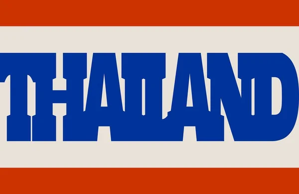 Design drapeau Thaïlande concept — Image vectorielle
