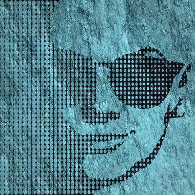 Güneş gözlüklü kadın portre.