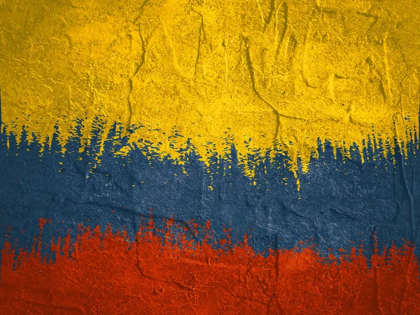 Colombia bandera concepto de diseño — Foto de Stock