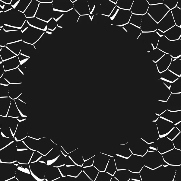 Grunge fissures effet texture . — Image vectorielle