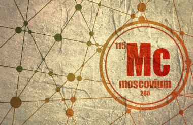 Moscovium kimyasal elementi.