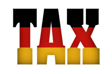 Vergi konsept illüstrasyon