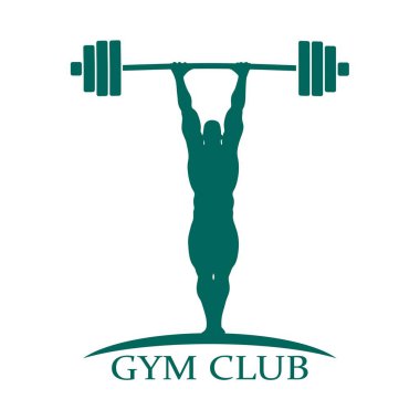 Vücut geliştirici silueti pozu