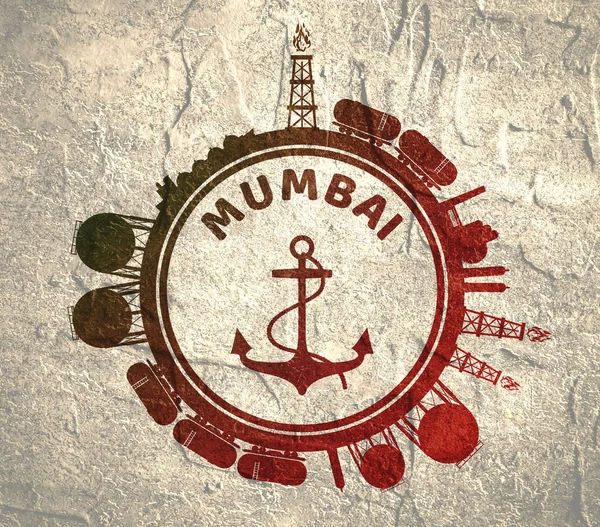 Doğal gaz endüstrisi tasarım konsepti.