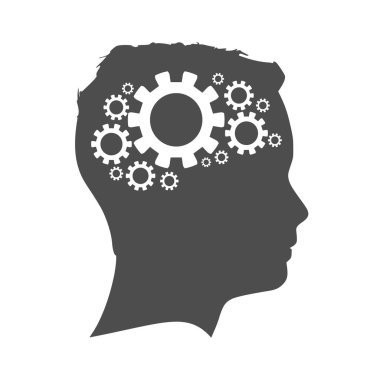 Bir insan kafası silüeti