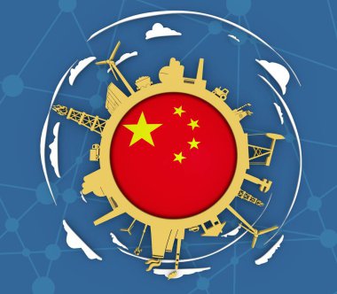 Sektöre bağlı siluetlerle çember