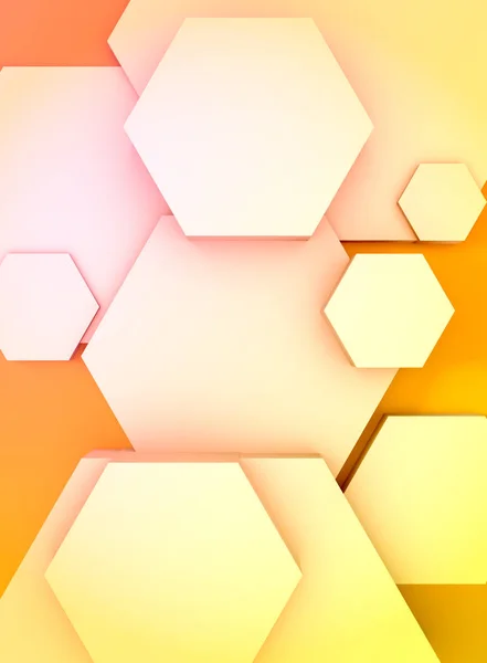 Hexagon konceptdesign — Stockfoto