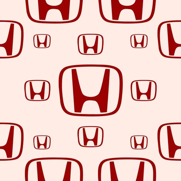 Honda carro emblema — Vetor de Stock