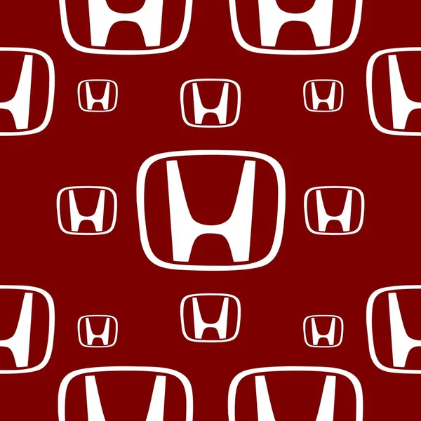 Honda carro emblema —  Vetores de Stock