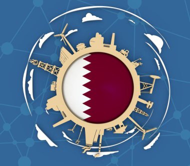 Sektöre bağlı siluetlerle çember