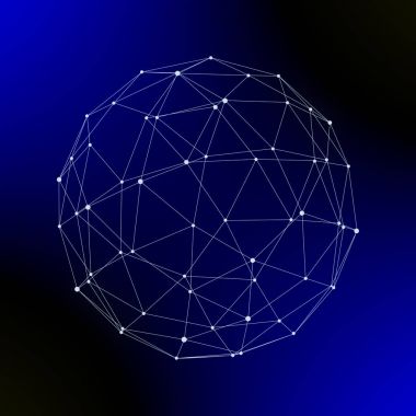 Bilimsel fütürist arkaplan.